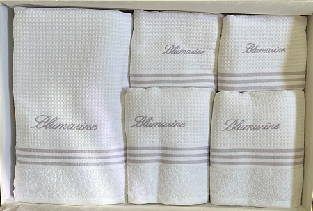 Комплект полотенец Blumarine TENNIS CLUB 5 шт. GLICINE