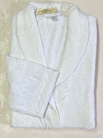 Комплект Palombella EGITTO Белый XXL (Махровый халат + 5 полотенец)