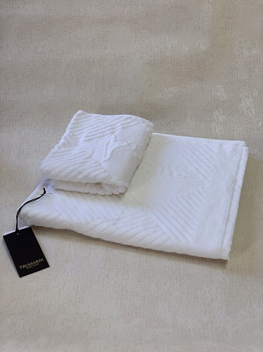 Комплект полотенец Trussardi TATAMI - 2 шт. Bianco
