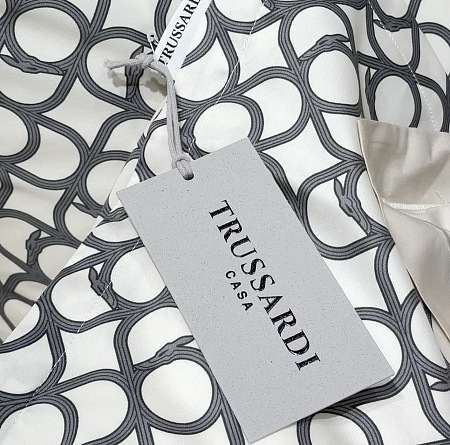 Постельное белье Trussardi CONTEMPORARY LOGO 240x220 grey