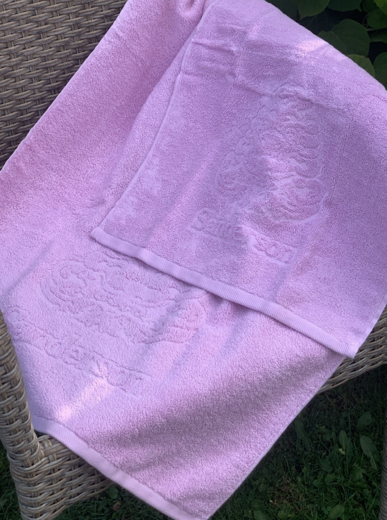 Полотенце банное Sanderson LOGO 100х150 PINK