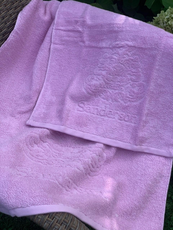 Полотенце банное Sanderson LOGO 100х150 PINK
