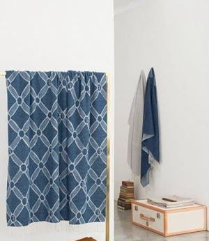 Шерстяной плед Trussardi INTRECCIO 130x180