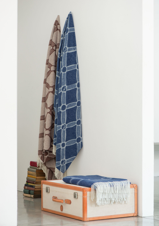 Шерстяной плед Trussardi INTRECCIO 130x180