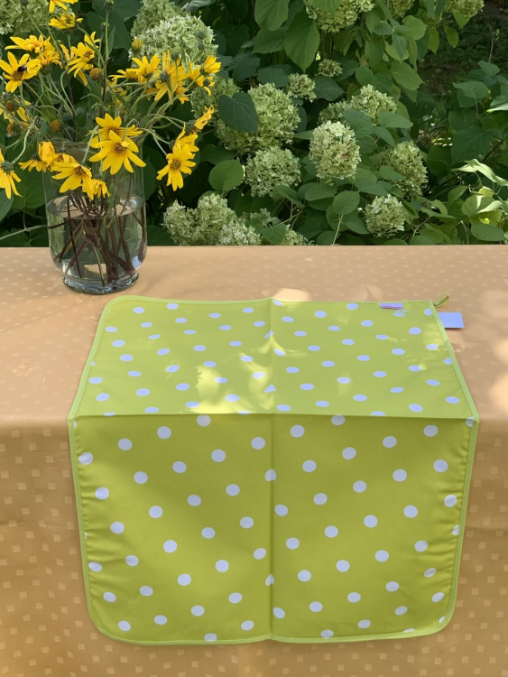 Кухонное полотенце Vallesusa WHITE DOTS (15379) фисташковое