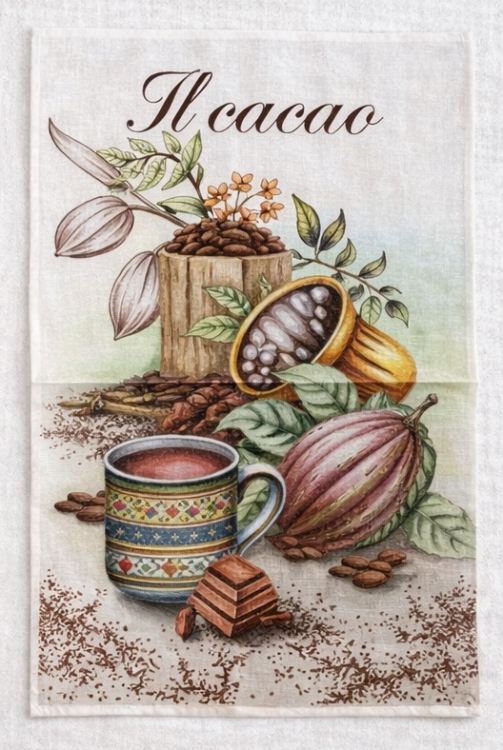 Кухонное полотенце CACAO 52x72 100% лен