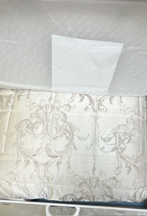 Покрывало Blumarine REGALE 270х270 cipria