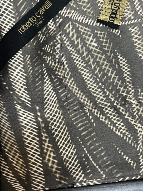 Постельное белье Roberto Cavalli PLUMAGE 240x220 CHOCOLATE