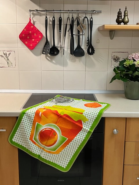 Кухонное полотенце Vallesusa JAM (16387) апельсин Кухонное полотенце Vallesusa JAM (16387) апельсин