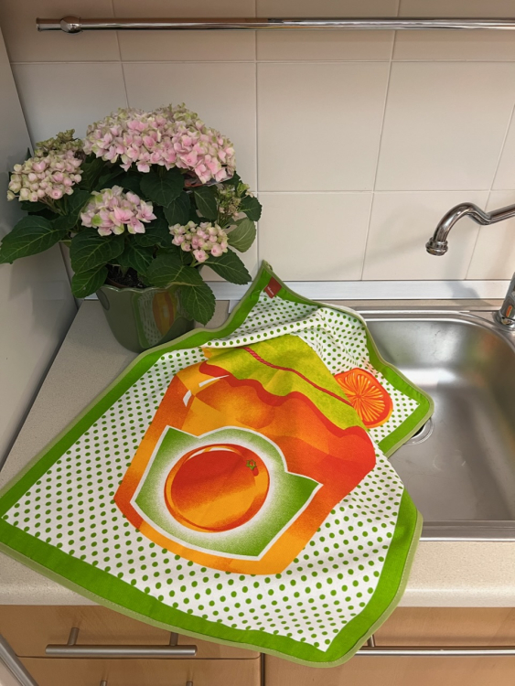 Кухонное полотенце Vallesusa JAM (16387) апельсин Кухонное полотенце Vallesusa JAM (16387) апельсин