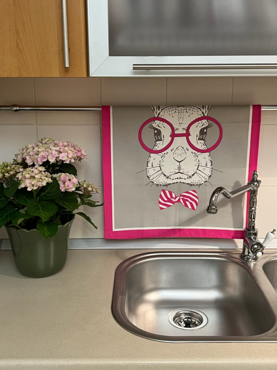 Кухонное полотенце Vallesusa FACES (16389) кролик