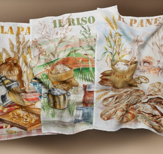 Кухонное полотенце RISO 52x72 100% лен