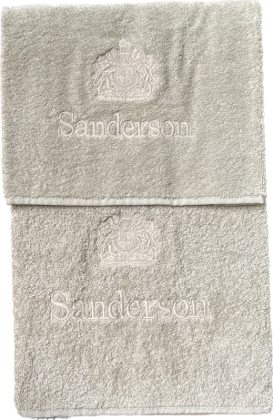 Комплект полотенец Sanderson LOGO RICAMATO - 3 шт. Бежевый