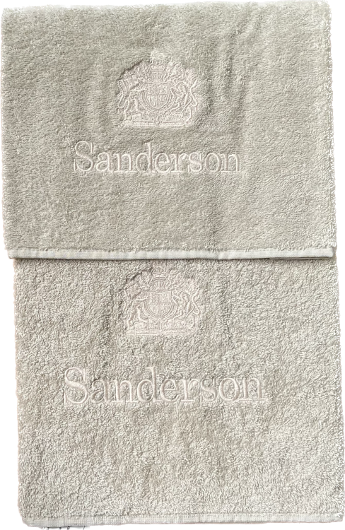 Комплект полотенец Sanderson LOGO RICAMATO - 3 шт. Бежевый