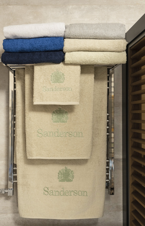 Комплект полотенец Sanderson LOGO RICAMATO - 3 шт. Бежевый