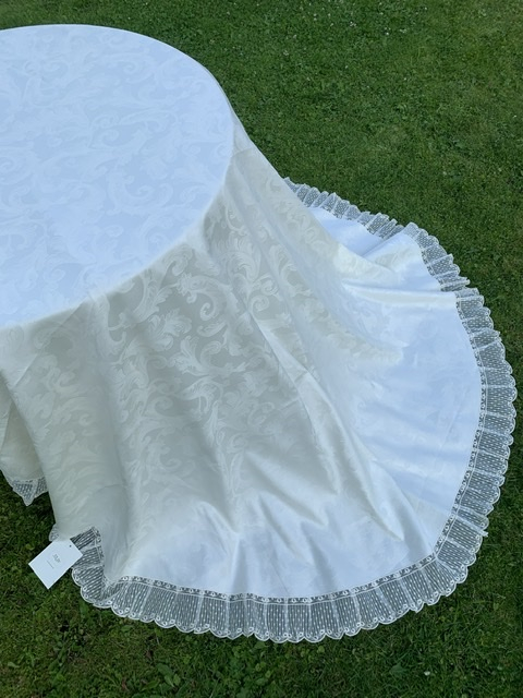Скатерть круглая Palombella VALERIA CONTESSA D.220x12 Скатерть круглая Palombella VALERIA CONTESSA D.220x12