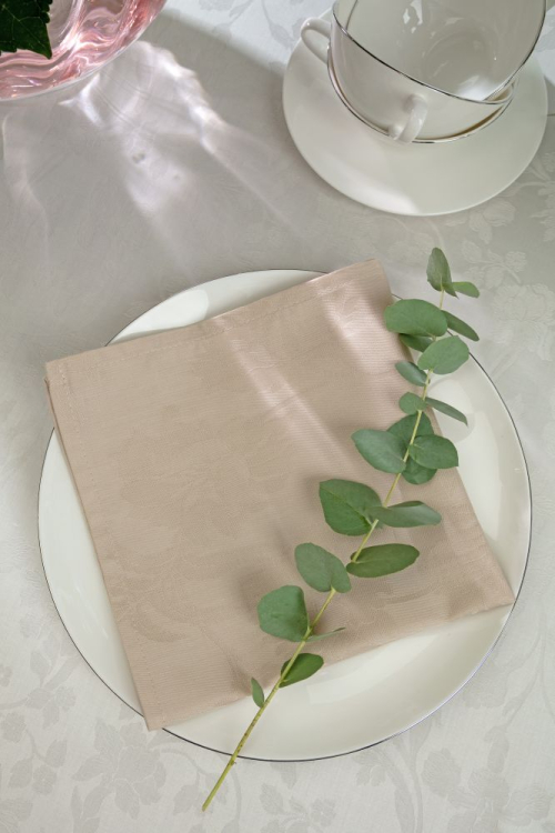 Скатерти с салфетками Vallesusa ARLES бежевые