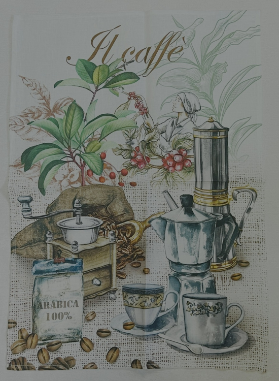 Кухонное полотенце CAFFE 55x75 100%лен