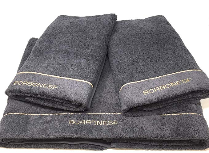 Комплект полотенец Borbonese СLASSIK - 5 шт. Grigio