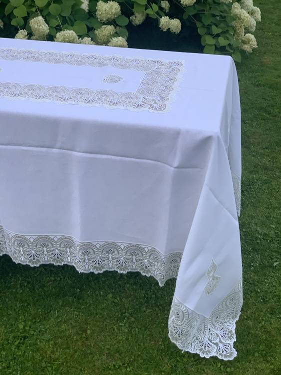 Эксклюзивная скатерть ESMERALDA 180x280x12