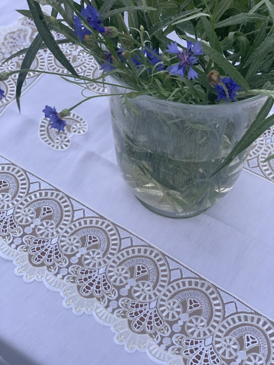 Эксклюзивная скатерть ESMERALDA 180x280x12