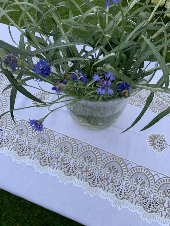 Эксклюзивная скатерть ESMERALDA 180x280x12