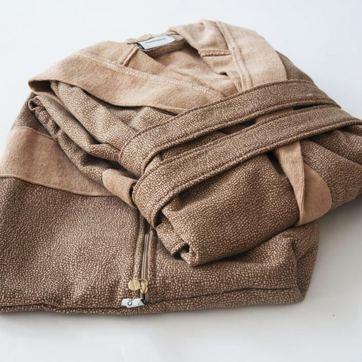 Халат мужской Borbonese LEADER sabbia