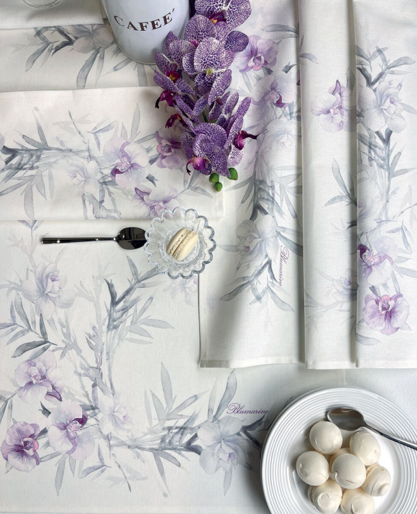 Набор 3 шт кухонных полотенец Blumarine ORCHIDEA glicine
