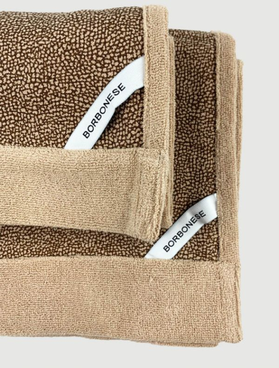 Комплект полотенец Borbonese LEADER - 2 шт. Sabbia