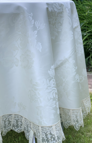 Скатерть круглая Palombella CARLA PIZZO D.200x12