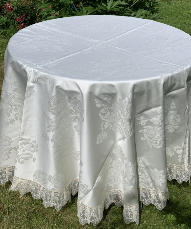 Скатерть круглая Palombella CARLA PIZZO D.200x12