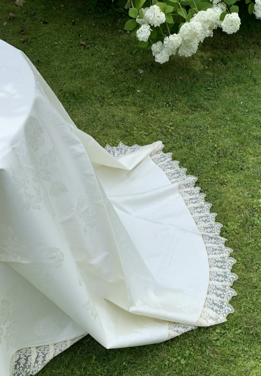 Скатерть круглая Palombella CARLA PIZZO D.200x12