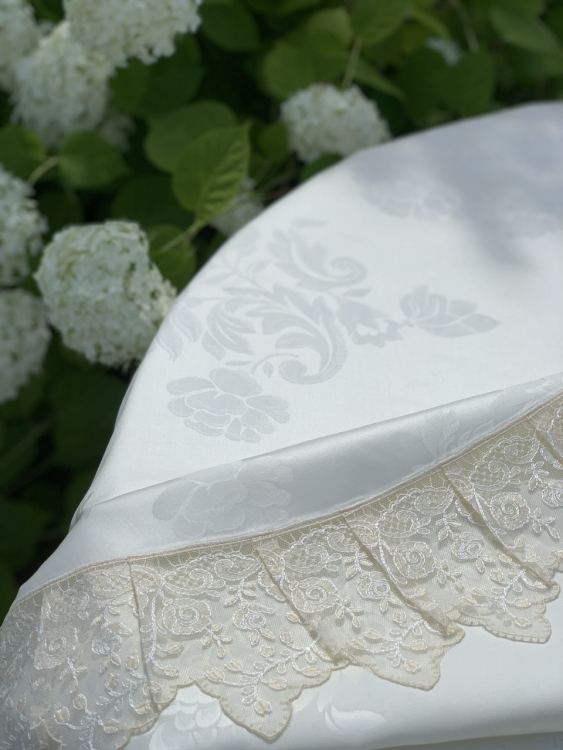 Скатерть круглая Palombella CARLA PIZZO D.200x12