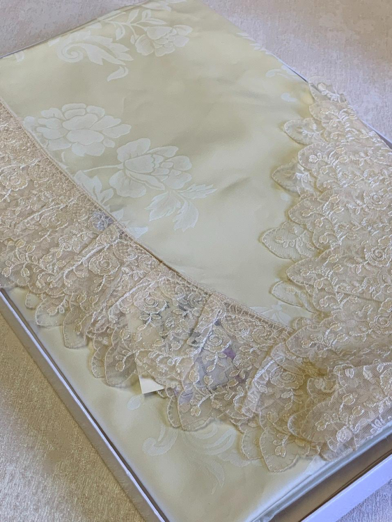 Скатерть круглая Palombella CARLA PIZZO D.200x12