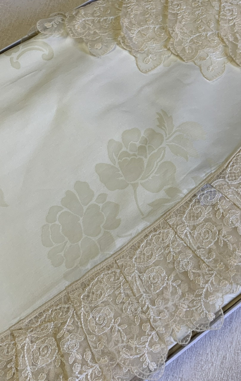 Скатерть круглая Palombella CARLA PIZZO D.200x12