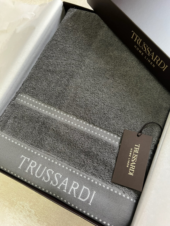 Комплект полотенец Trussardi RIBBON - 2 шт. DARK GREY