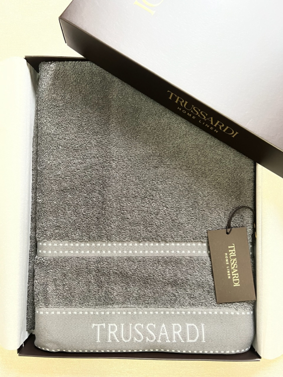 Комплект полотенец Trussardi RIBBON - 2 шт. DARK GREY