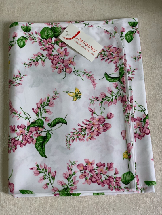 Скатерть AnnaMaria 150х230 GLICINE ROSA