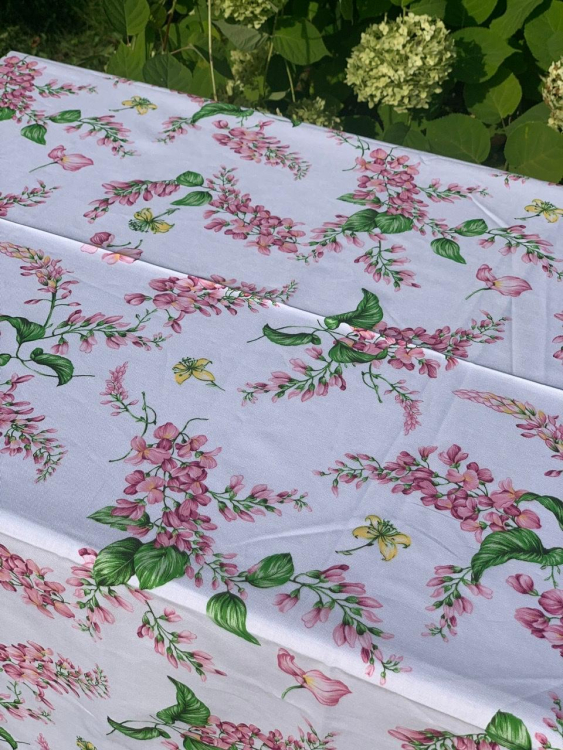 Скатерть AnnaMaria 150х230 GLICINE ROSA
