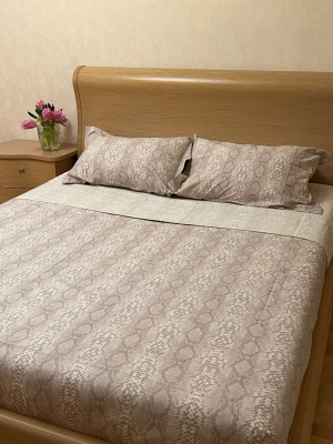 Постельное белье TAG PITONATO 220x200 Tortora бежевый