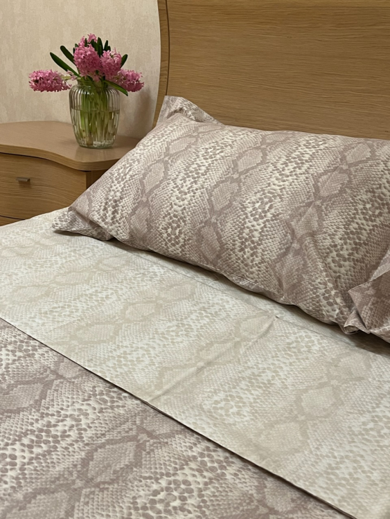 Постельное белье TAG PITONATO 220x200 Tortora бежевый