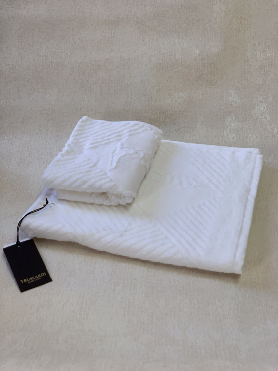 Комплект полотенец Trussardi TATAMI - 2 шт. Bianco
