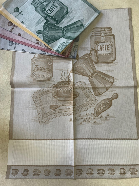Набор элитных кухонных полотенец Palombella (6 шт) CAFFE