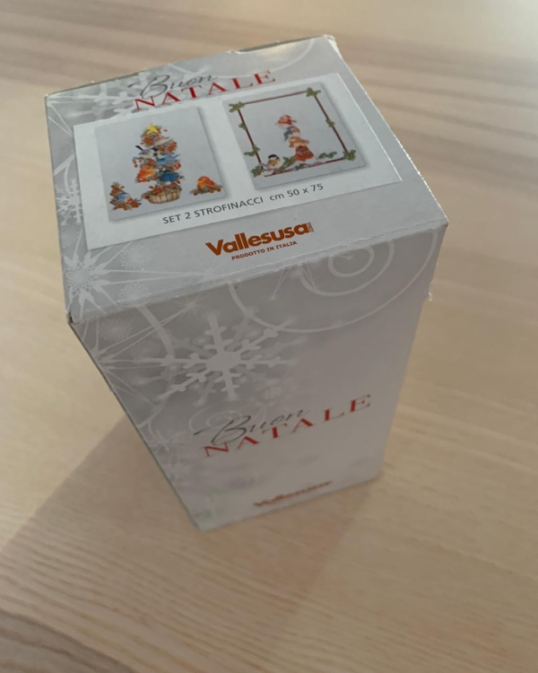 Подарочный набор кухонных полотенец (2 шт) новогодних 50х75 SPARROWS (18877)