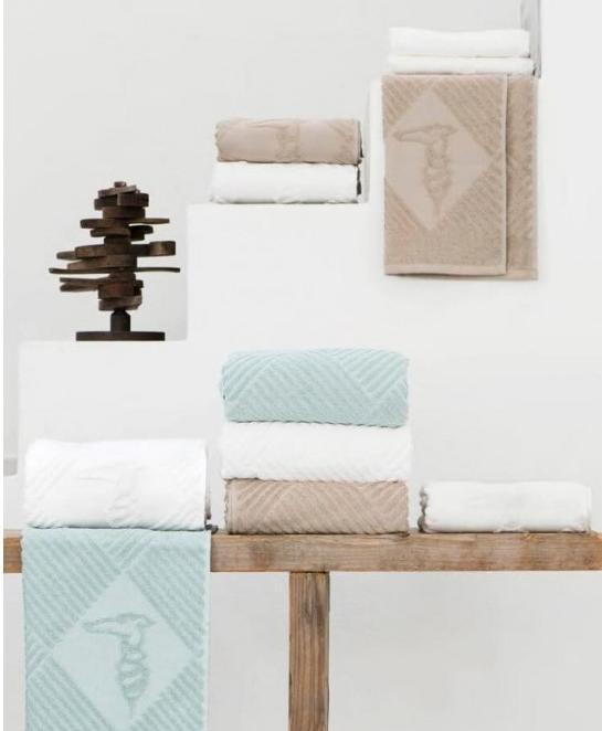 Полотенце банное Trussardi TATAMI Blu