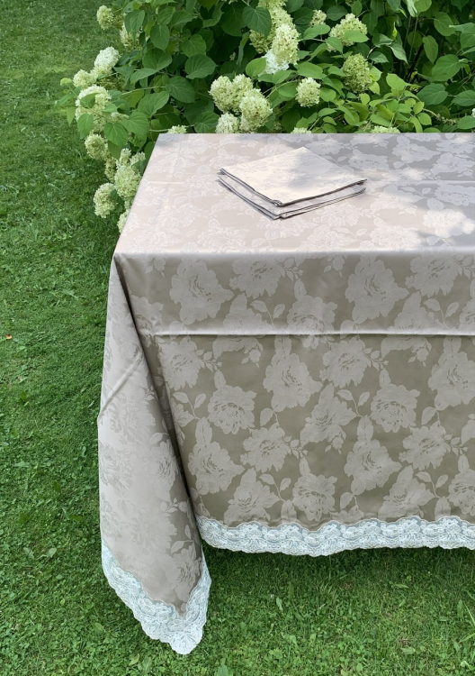 Cкатерть Palombella BRENDA VERA 180x280 +12 салфеток
