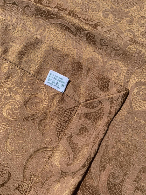 Скатерть с салфетками Gamba 9883 табак 160х180 +6 салфеток