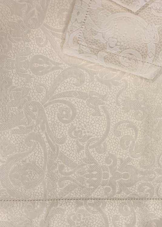 Скатерть с салфетками Gamba 9883 табак 160х180 +6 салфеток