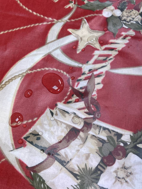 Новогодняя скатерть с покрытием 140х170 MELOGRANO