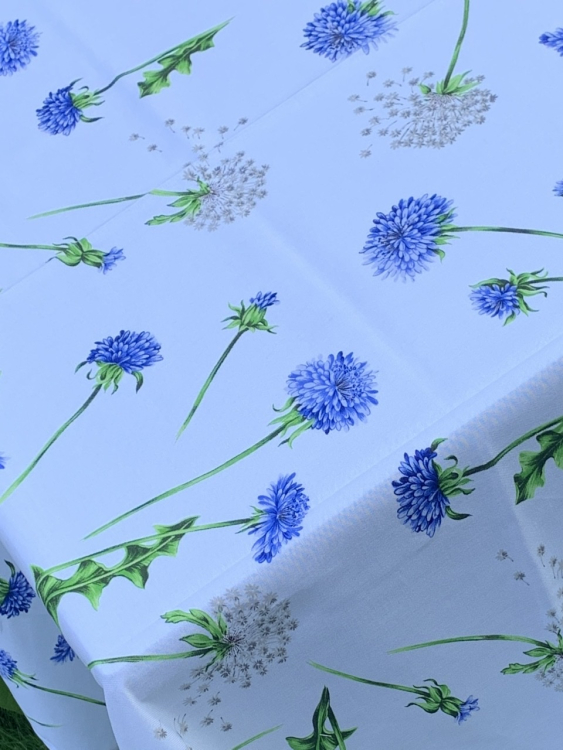 Скатерть AnnaMaria 150x230 SOFFIONE AZZURO